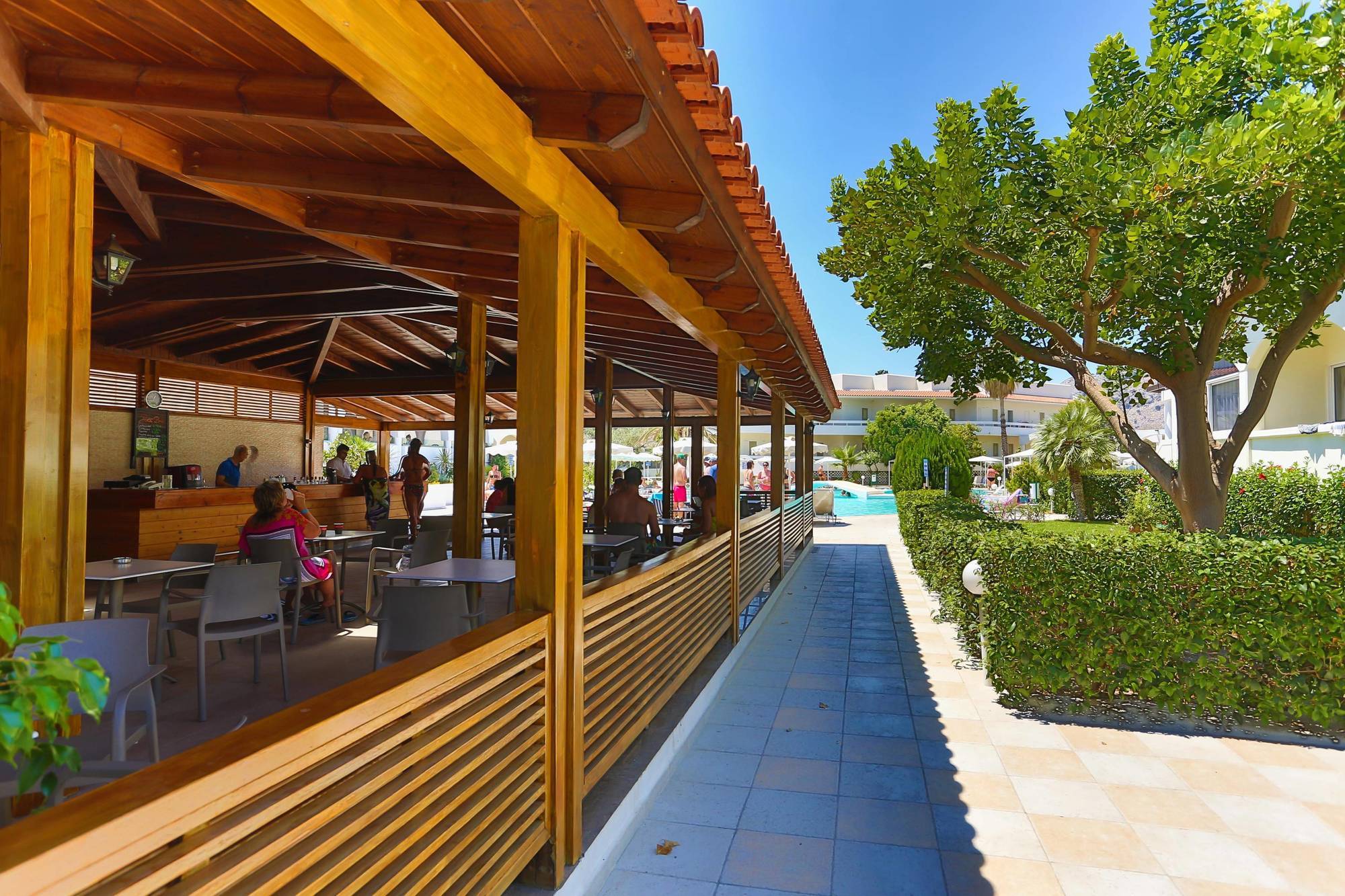 Hotel Niriides Beach Kolymbia Exterior photo
